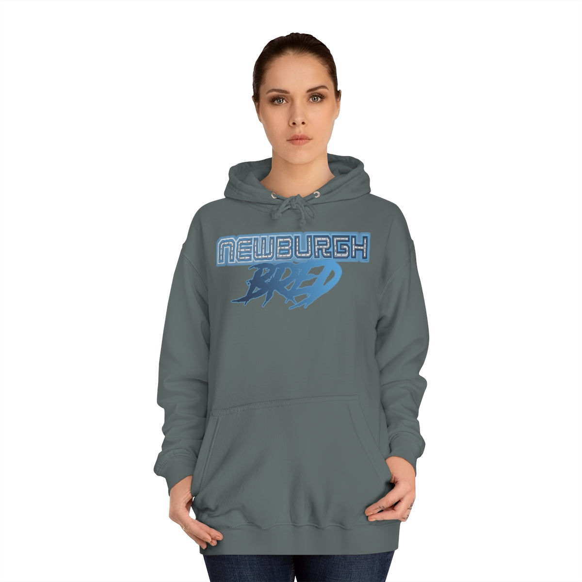 Newburgh Bred Icey Blue Scheme Unisex Hoodie