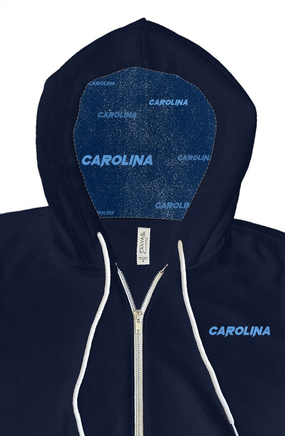 Carolina - Blue Scheme zip hoody