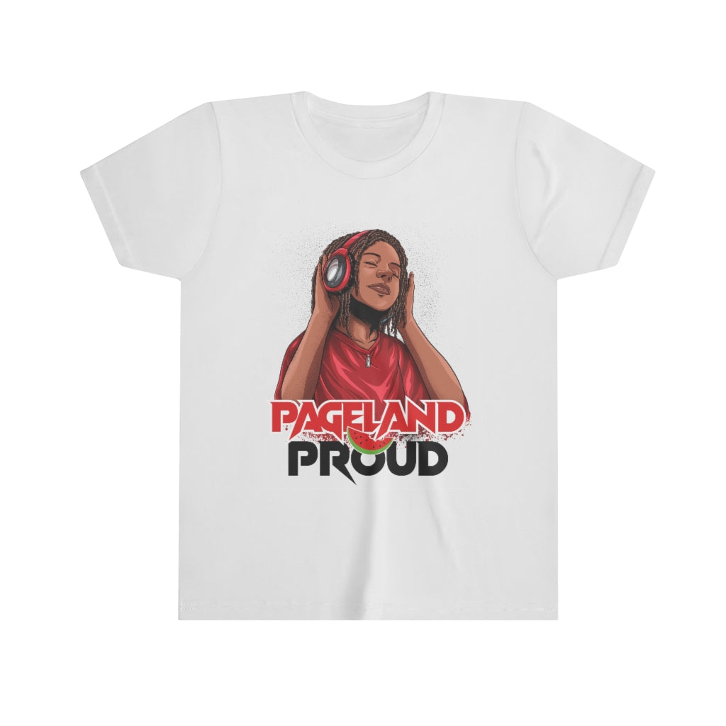 Pageland Proud - Red Locks Tee - Blk.