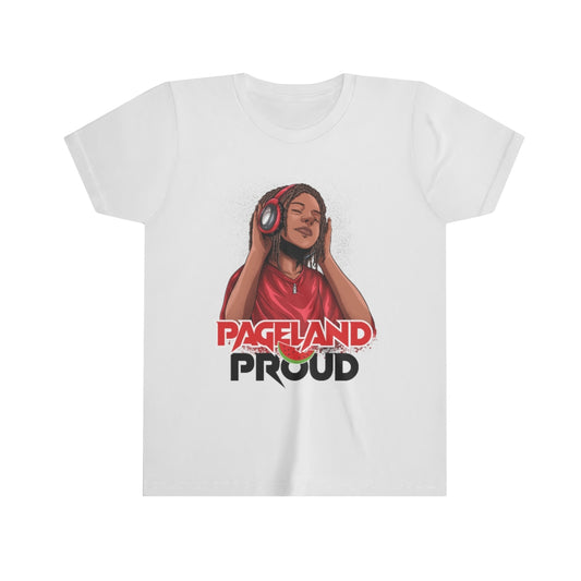 Pageland Proud - Red Locks Tee - Blk.