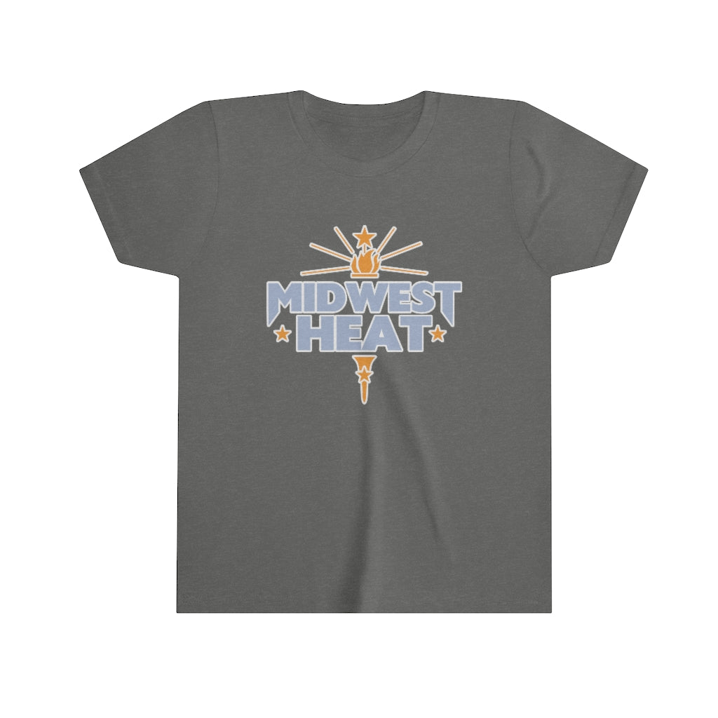 Midwest Heat - Blue Gold Torch Youth Tee