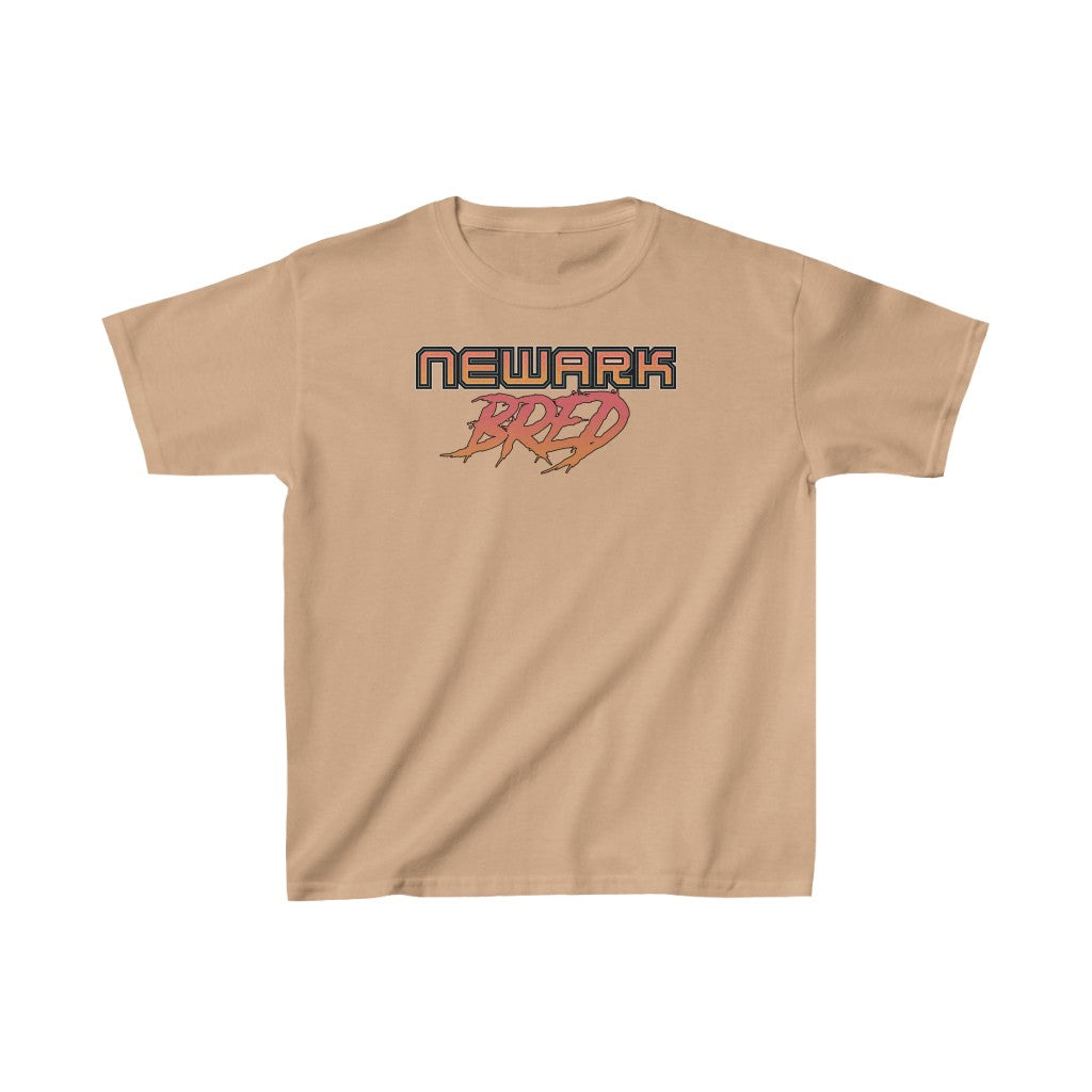 Newark Bred - Red Brick Kids Heavy Cotton Tee *