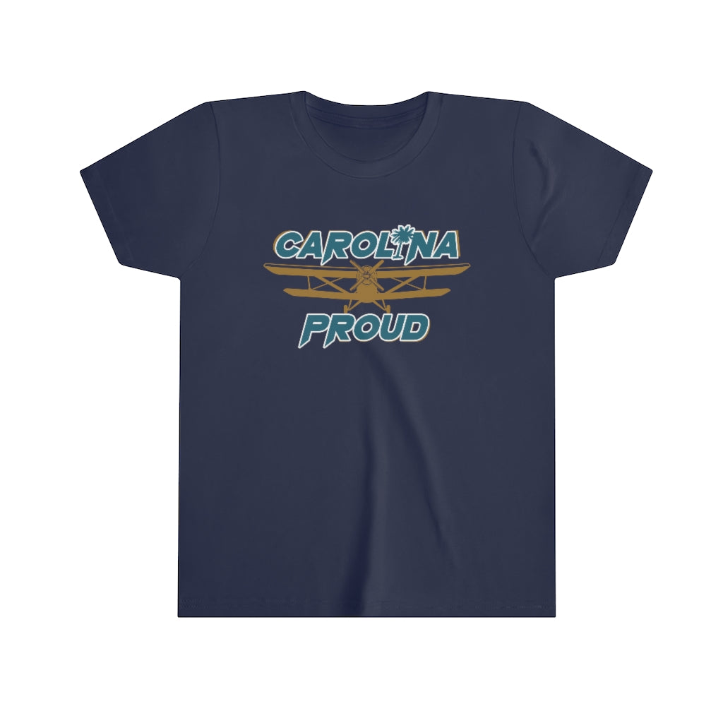Carolina Proud - Aqua/Gold Youth Tee