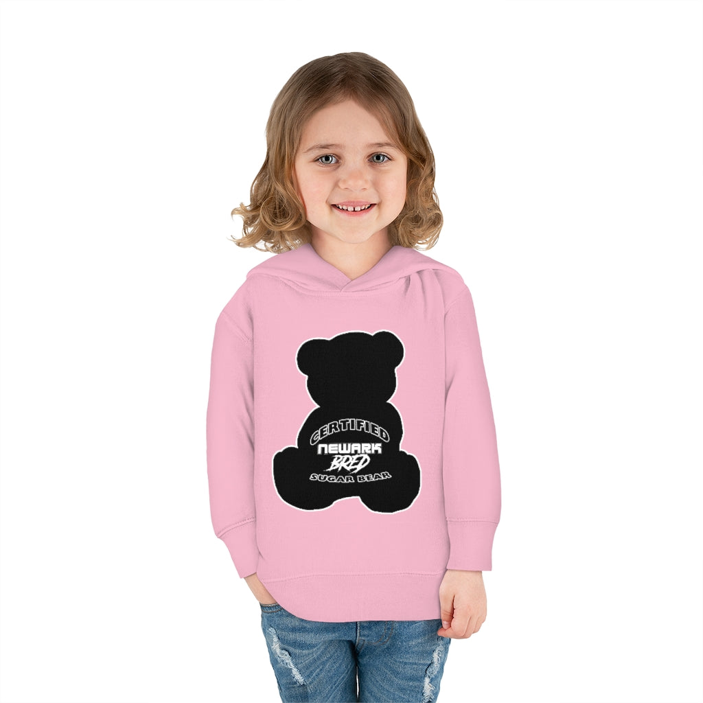 Certified Newark Bred Black Sugar Bear Toddler Hoodie