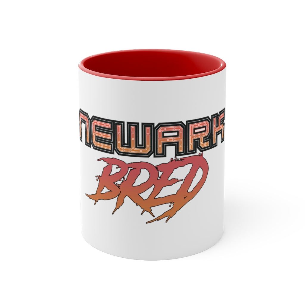 Newark Bred Fire Brick Accent Coffee Mug, 11oz