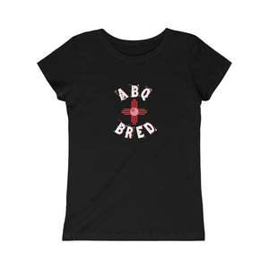 Open image in slideshow, ABQ Bred - White/Red Girls Princess Tee
