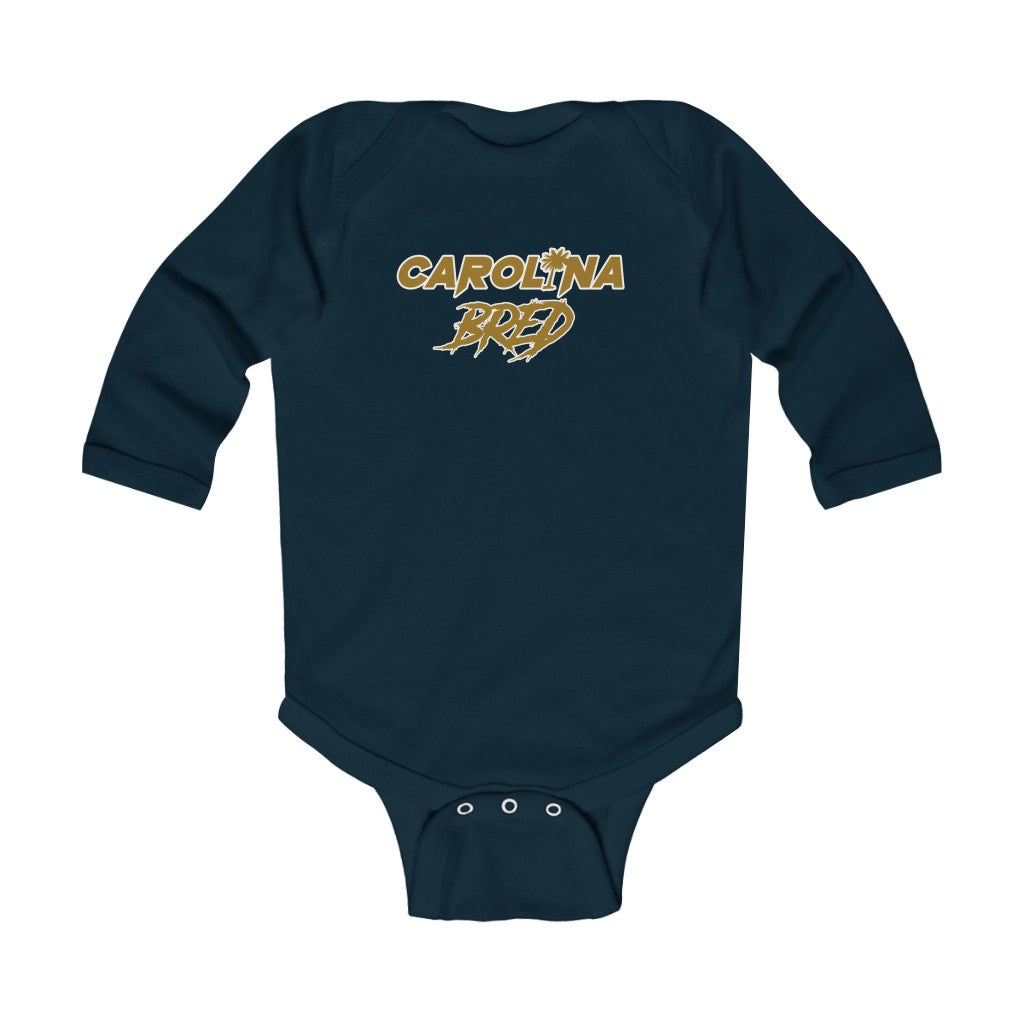 Carolina Bred - Infant Long Sleeve Gold Scheme Onesie