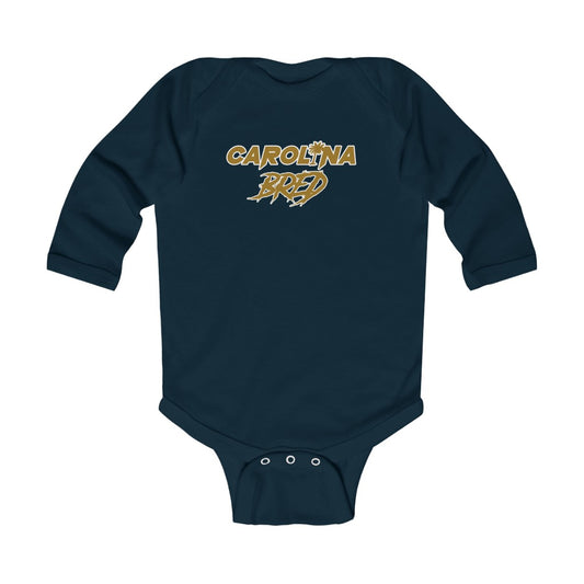 Carolina Bred - Infant Long Sleeve Gold Scheme Onesie