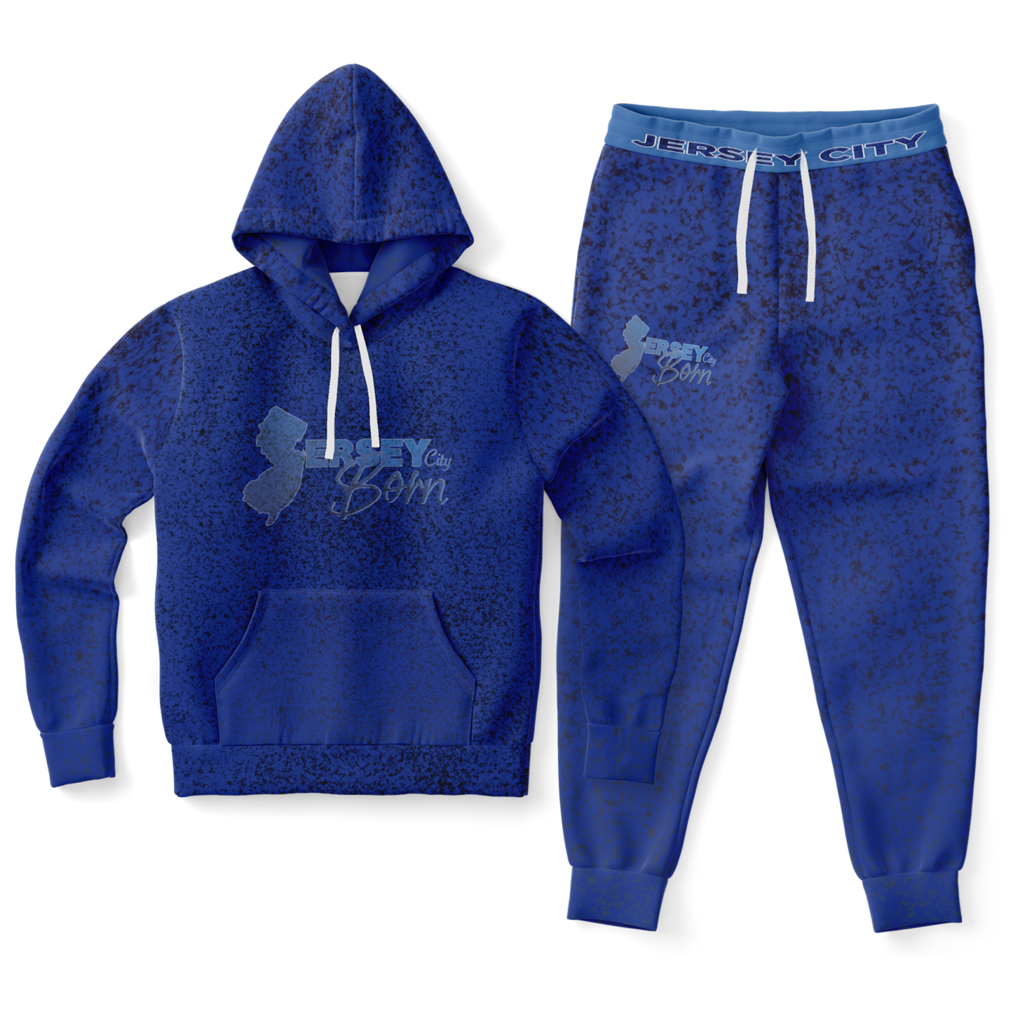 Jersey City Born - Icey Blue Premium Sweat Suit