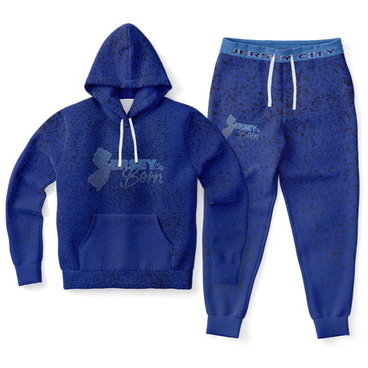 Jersey City Born - Icey Blue Premium Sweat Suit