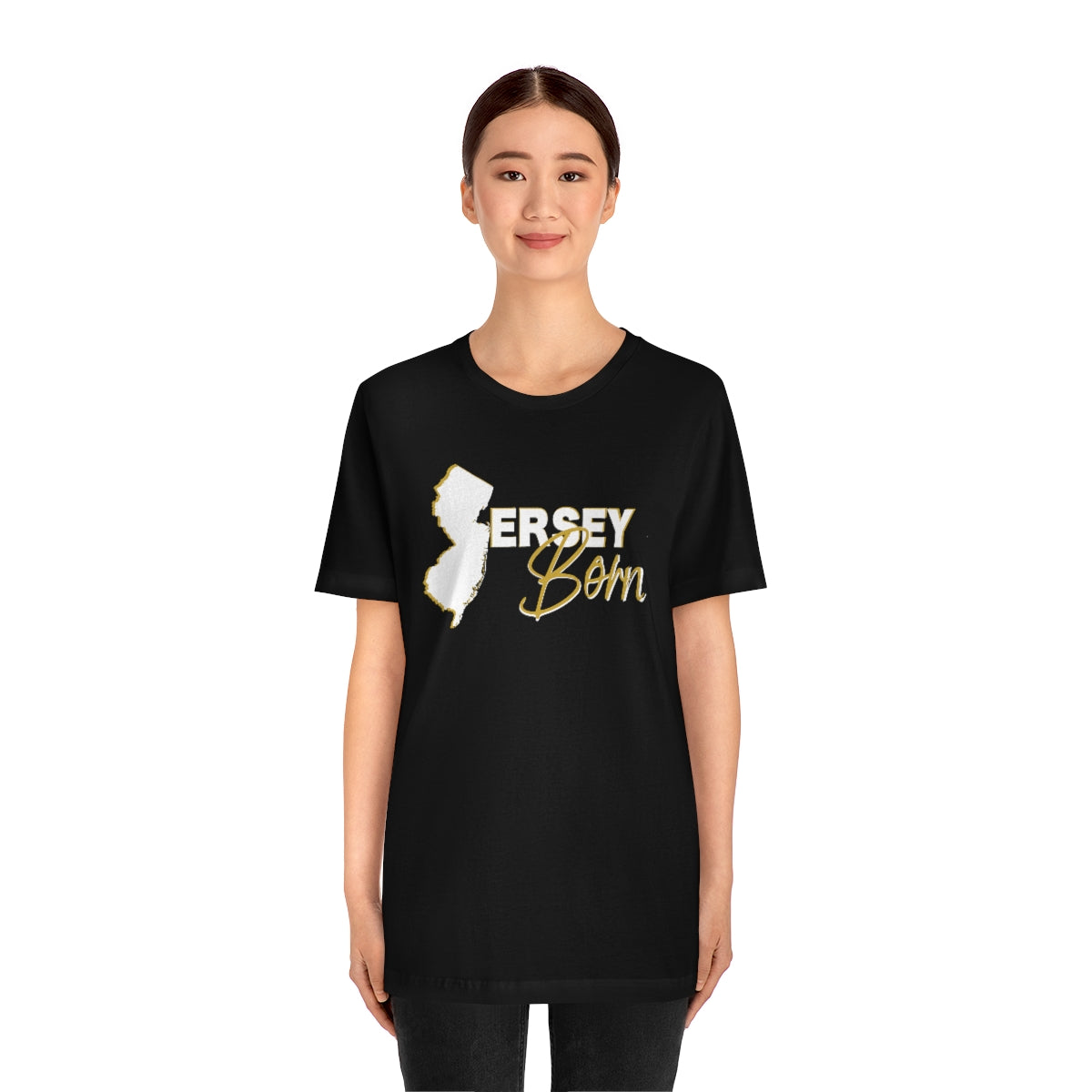Jersey Born White Gold Scheme Tee - Unisex