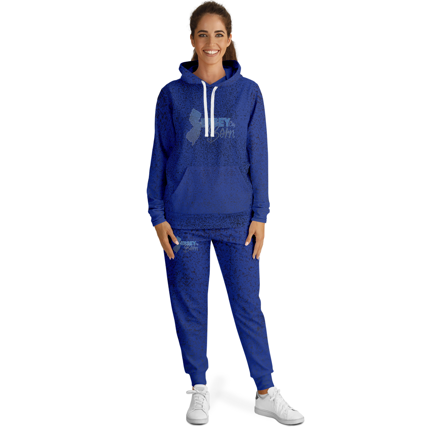 Jersey City Born - Icey Blue Premium Sweat Suit