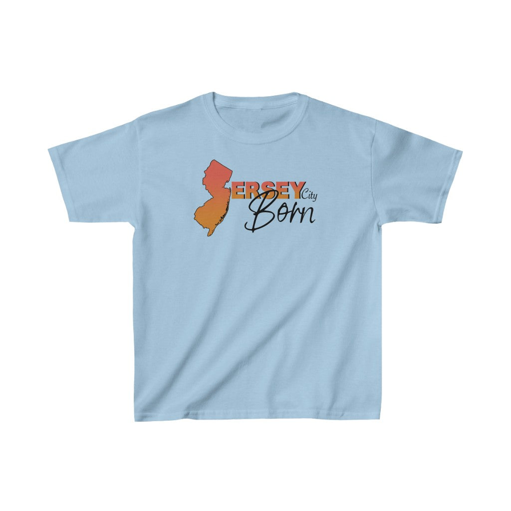 Jersey City Born - Brick Scheme Kids Heavy Tee