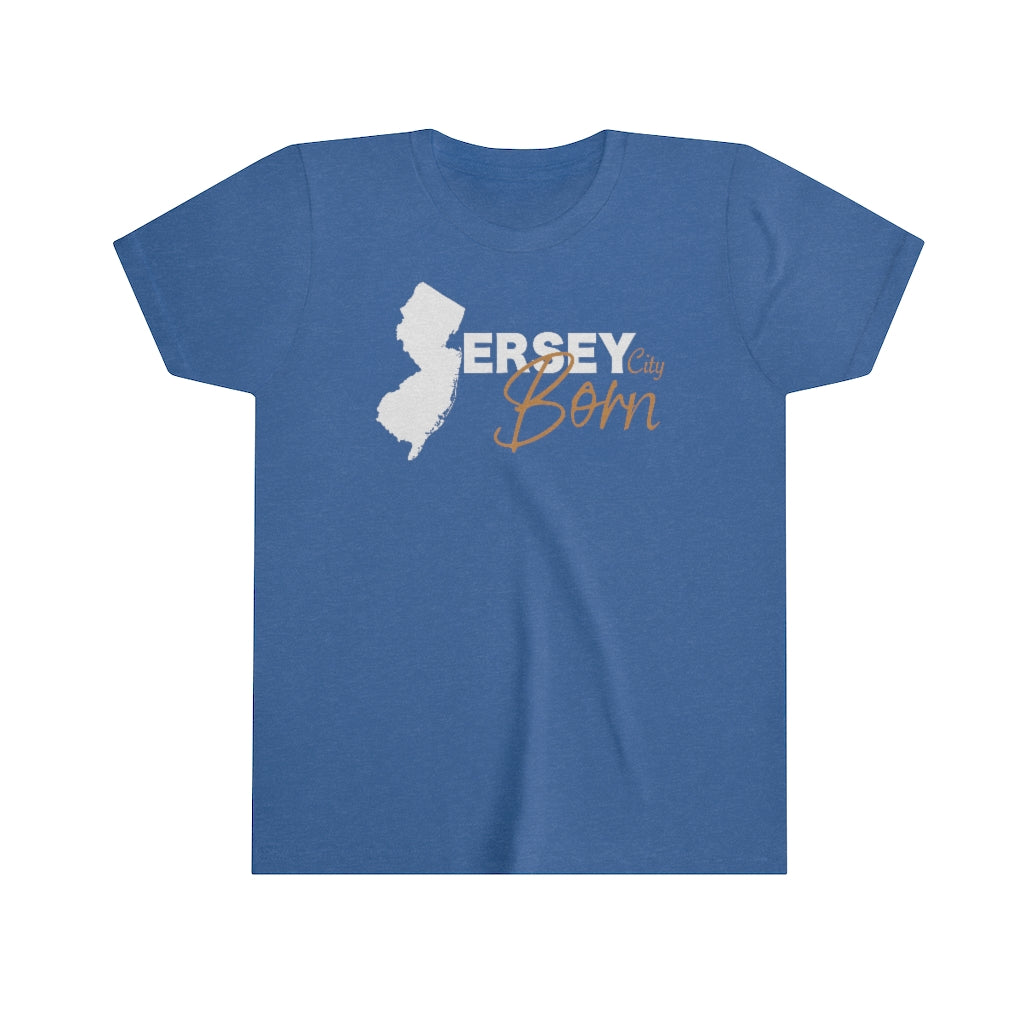 Jersey City Born - White Gold Scheme Youth Tee