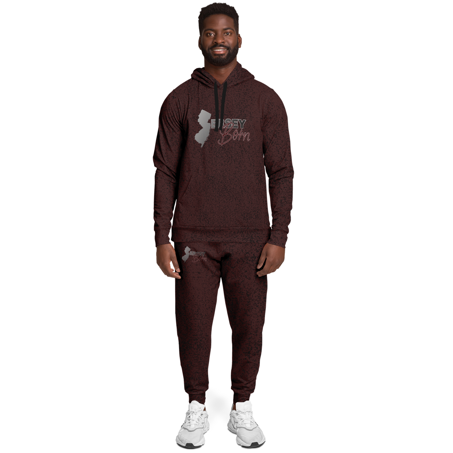 Jersey Born - Burgundy Dust Premium Sweat Suit*