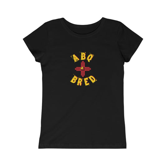 ABQ Bred - Yellow/Red Girls Princess Tee