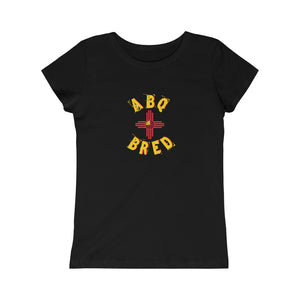 Open image in slideshow, ABQ Bred - Yellow/Red Girls Princess Tee
