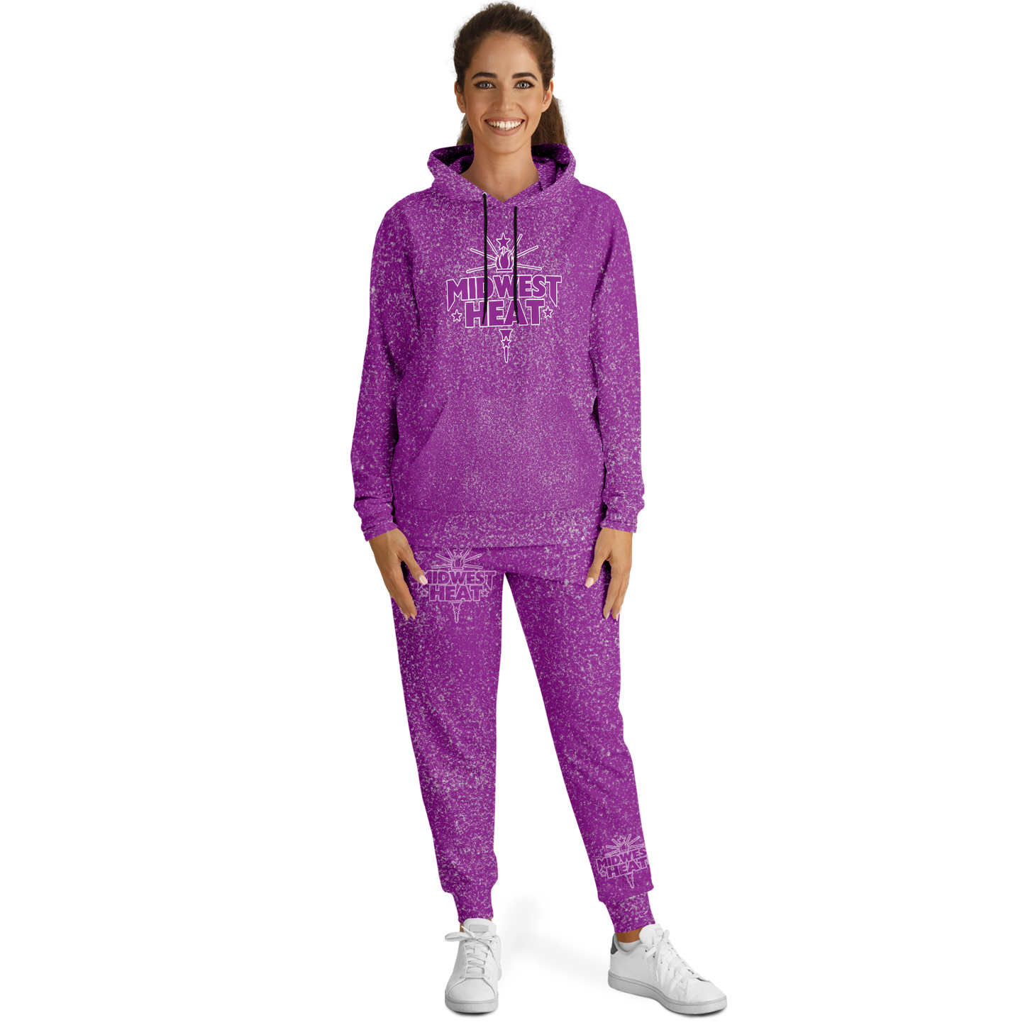 Midwest Heat - Rust Violet Premium Sweat Suit Set