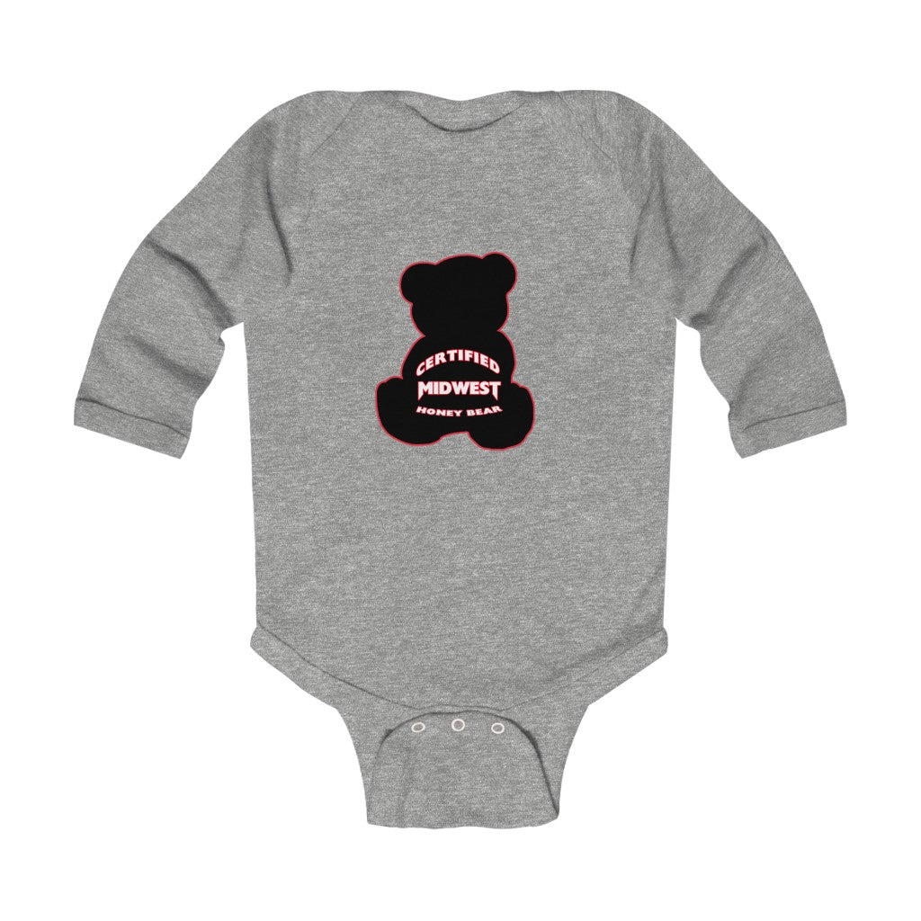 Certified Midwest Honey Bear Infant Long Sleeve Onesie