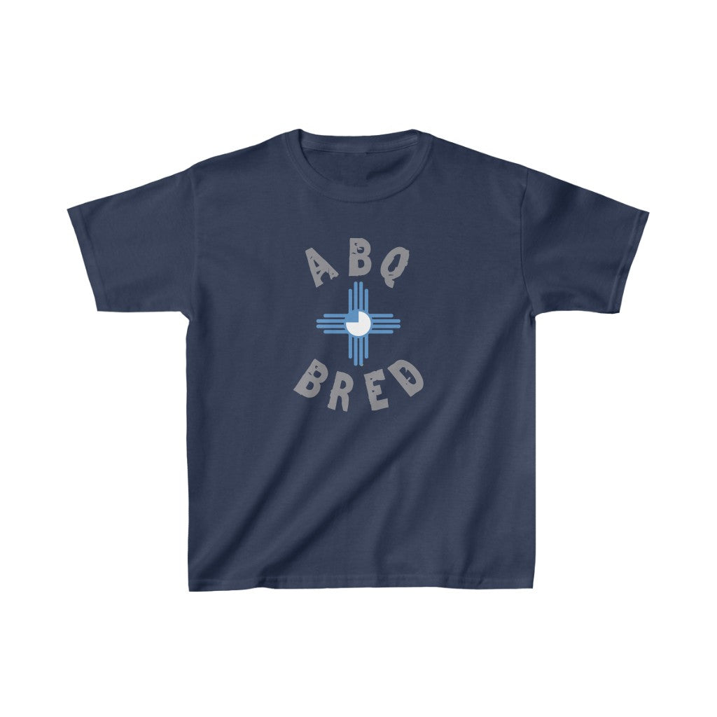 Albuquerque Bred - Blue Gray Scheme Kids Heavy Cotton Tee *