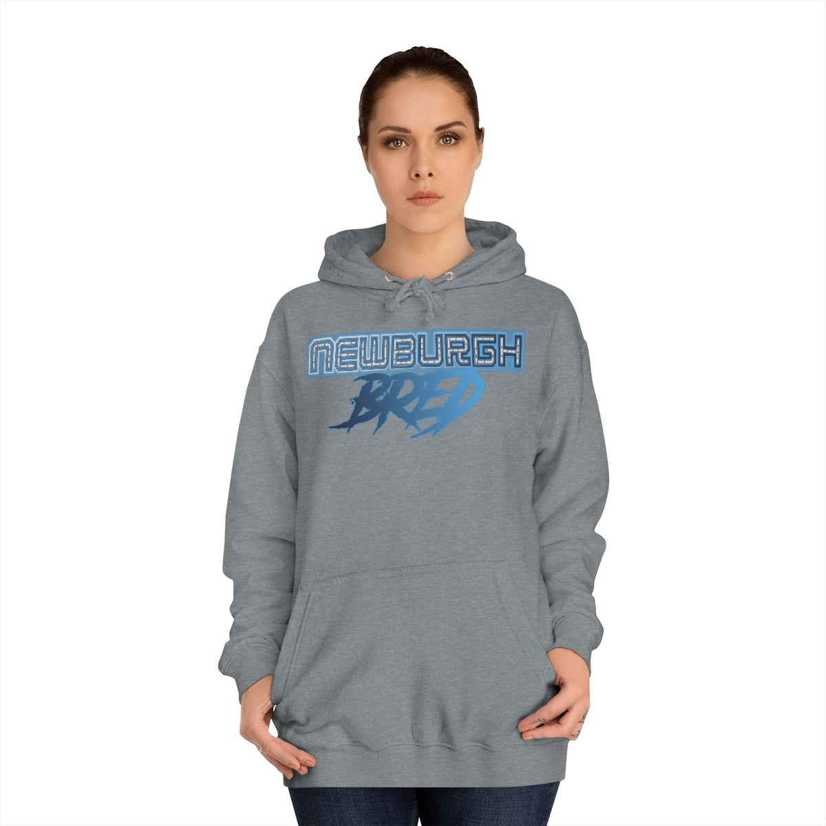 Newburgh Bred Icey Blue Scheme Unisex Hoodie