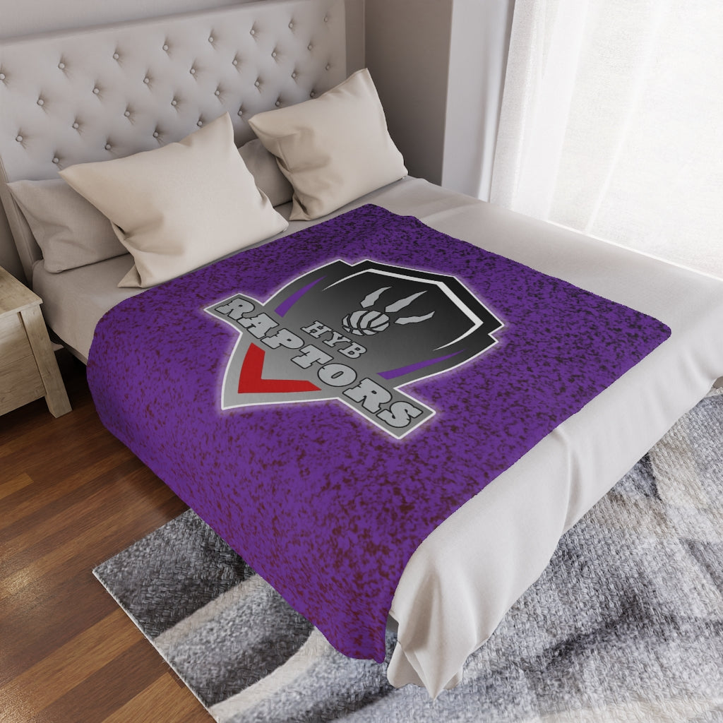 Raptors - Minky Blanket