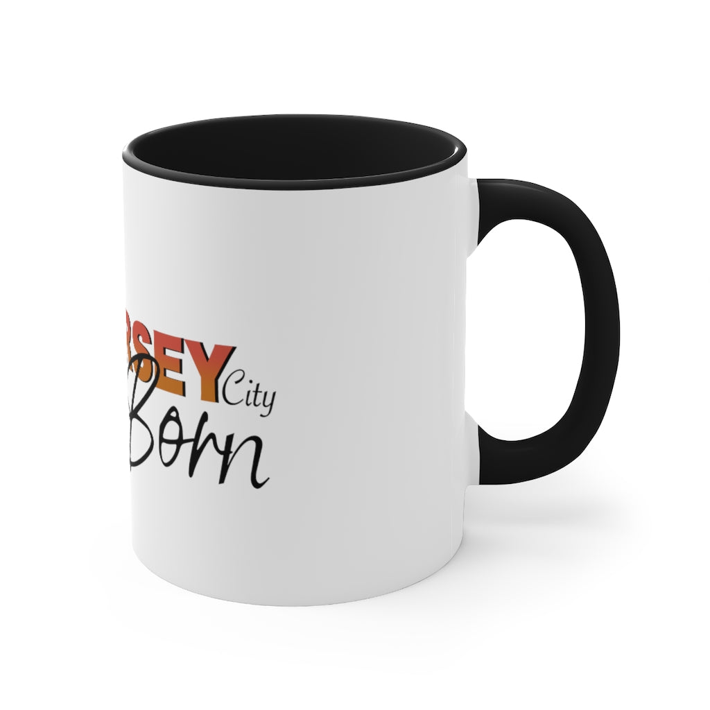 Jersey City Born Accent Coffee Mug, 11oz