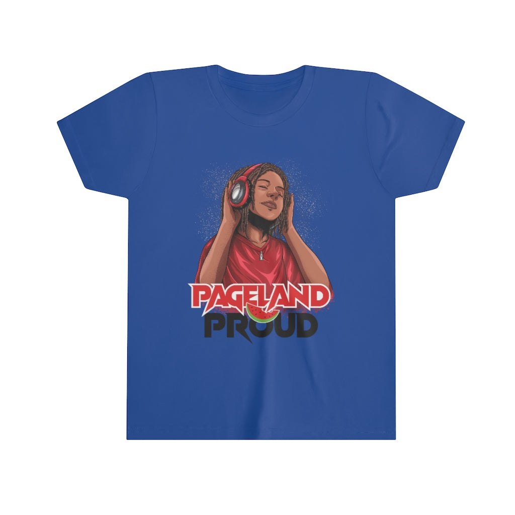 Pageland Proud - Red Locks Tee - Blk.