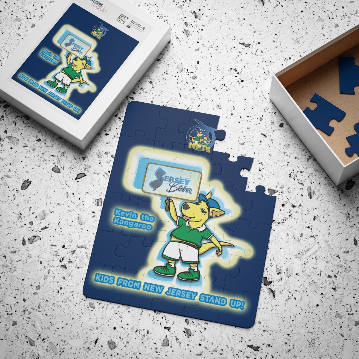 Kevin the Kangaroo Jersey Born NFT Puzzle, 30-Piece