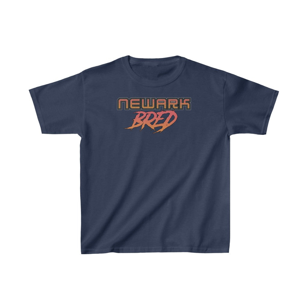 Newark Bred - Red Brick Kids Heavy Cotton Tee *