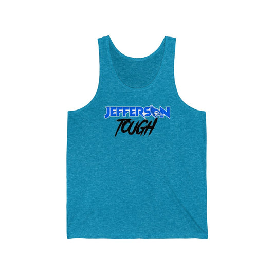 Jefferson Tough - Blue Black Unisex Tank *