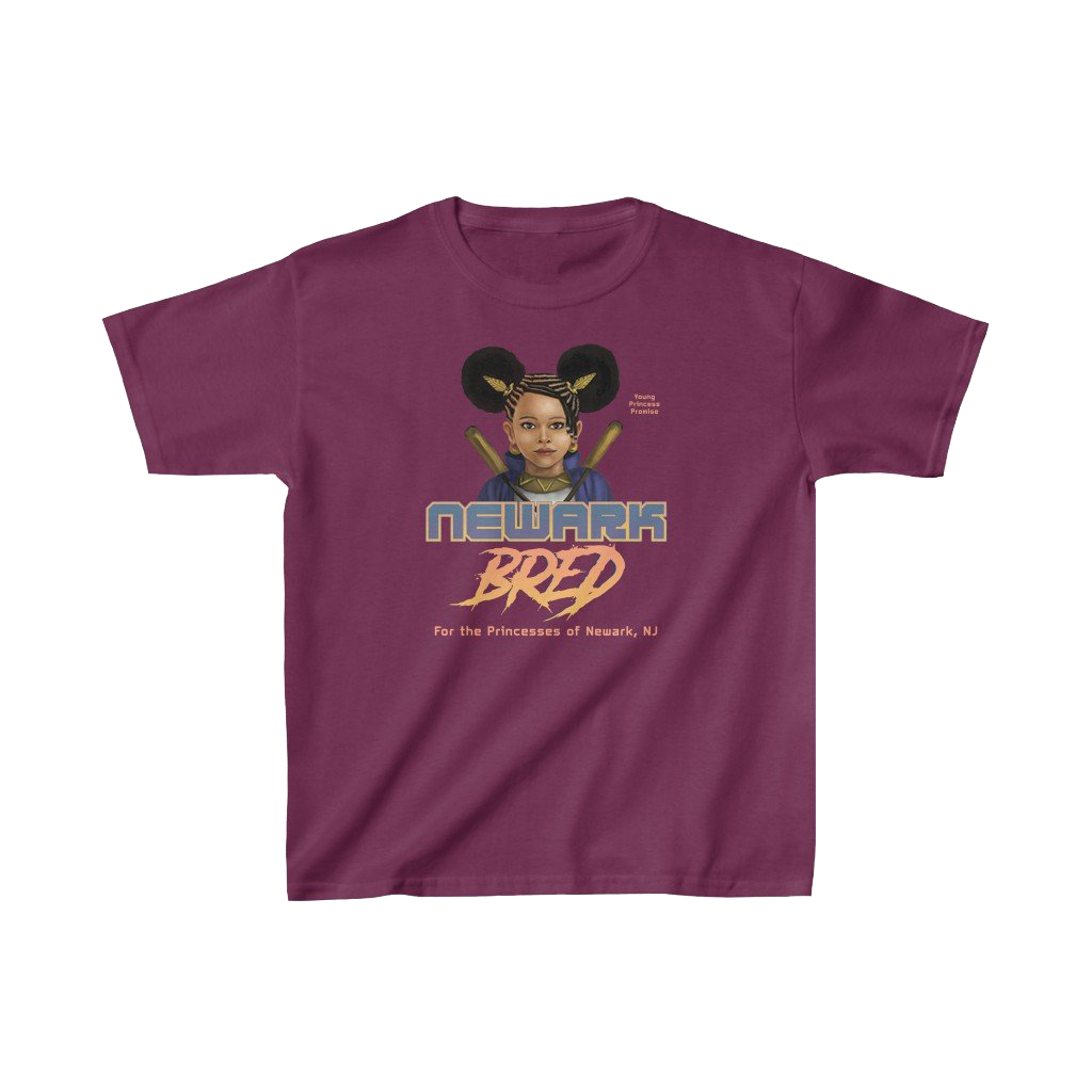 Newark Bred - Princess Promise Edition Kids Heavy Cotton Tee *