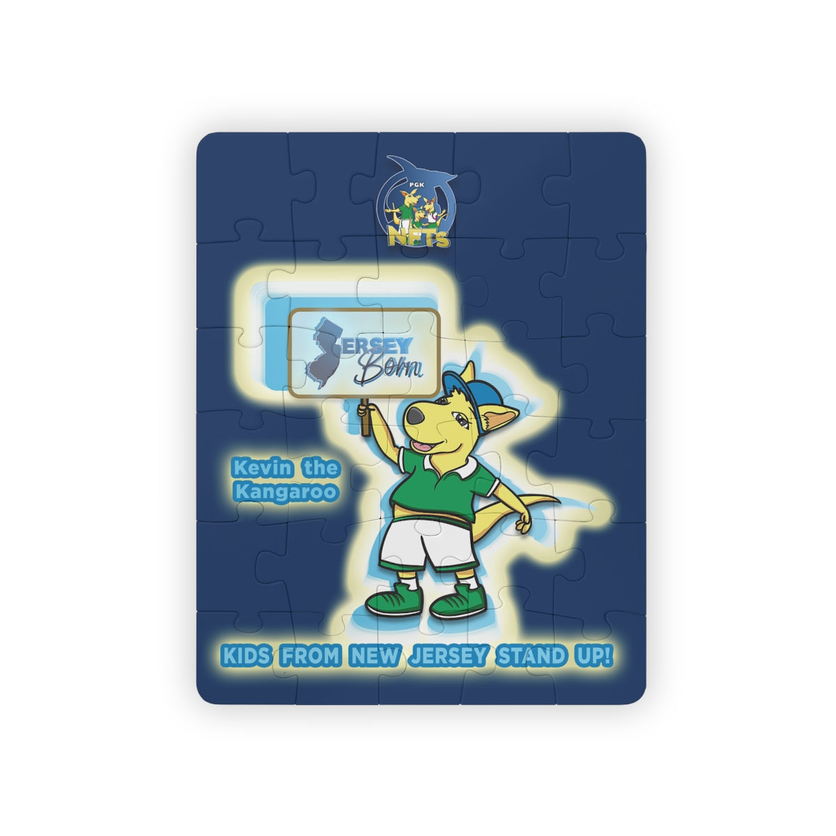 Kevin the Kangaroo Jersey Born NFT Puzzle, 30-Piece