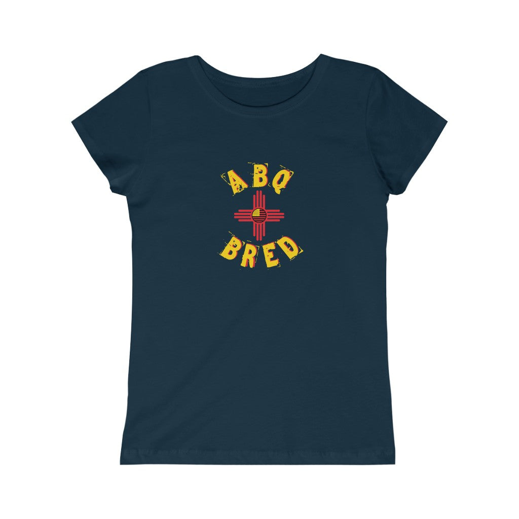 ABQ Bred - Yellow/Red Girls Princess Tee