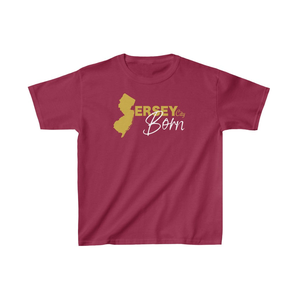 Jersey City Born - Gold Scheme Kids Heavy Tee *