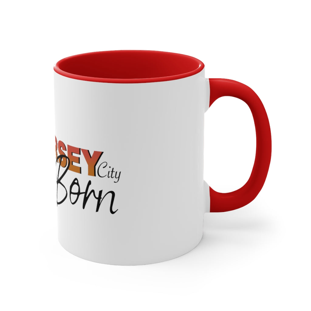 Jersey City Born Accent Coffee Mug, 11oz