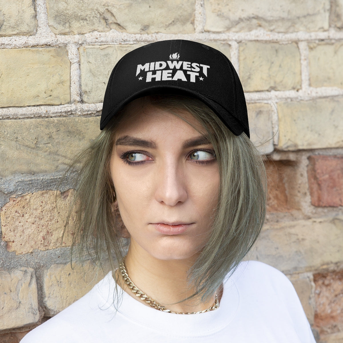 Midwest Heat White Scheme - Unisex Twill Hat