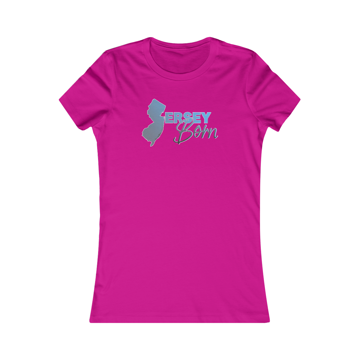 Jersey Born Icey Blue Scheme Lady Tee