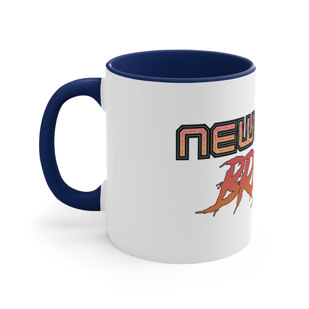 Newark Bred Fire Brick Accent Coffee Mug, 11oz