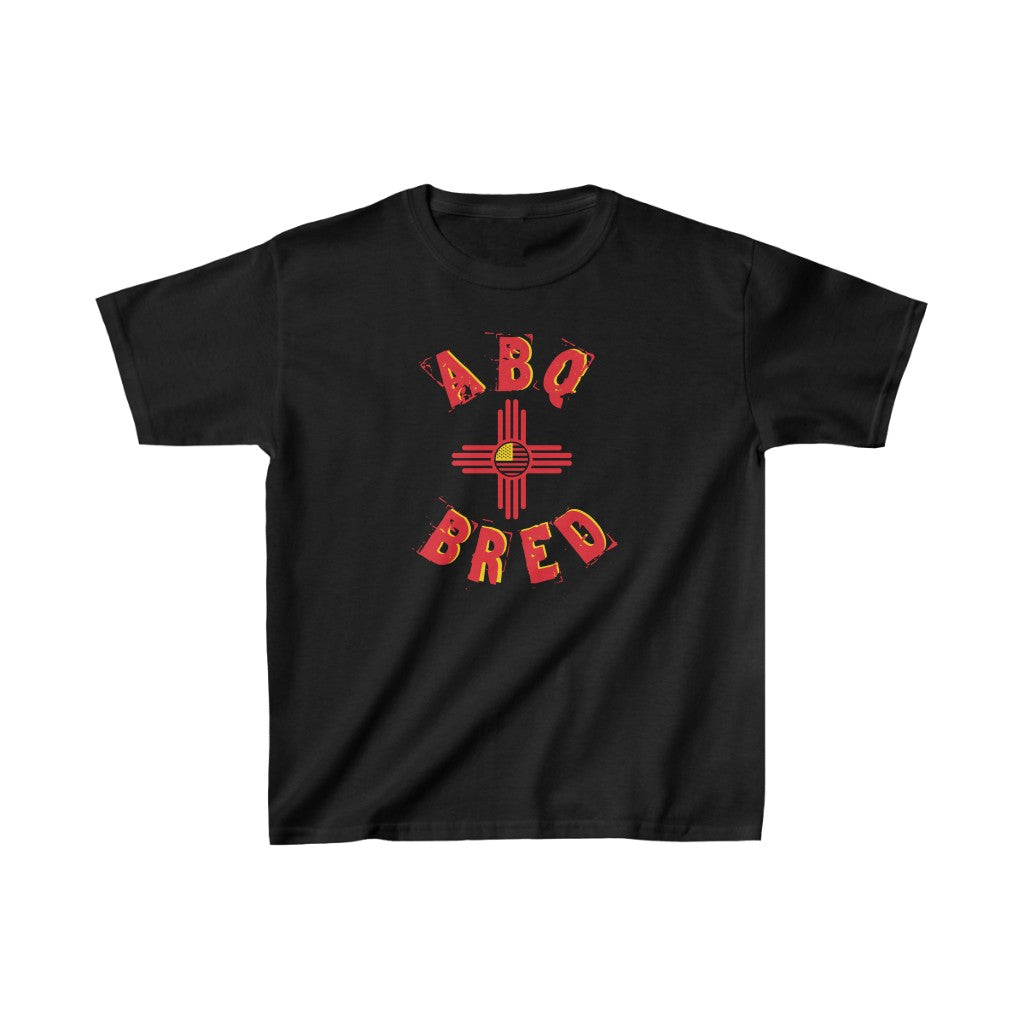 Albuquerque Bred - Gold Scheme Kids Heavy Cotton Tee