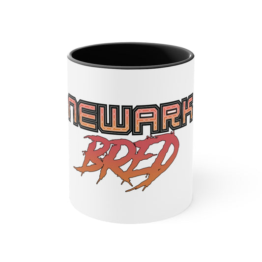 Newark Bred Fire Brick Accent Coffee Mug, 11oz