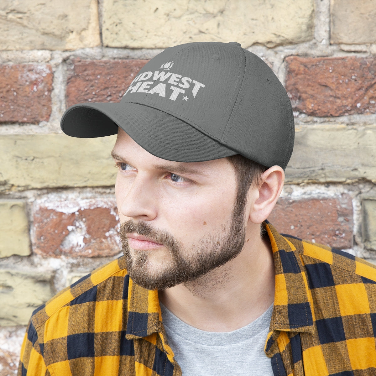 Midwest Heat White Scheme - Unisex Twill Hat