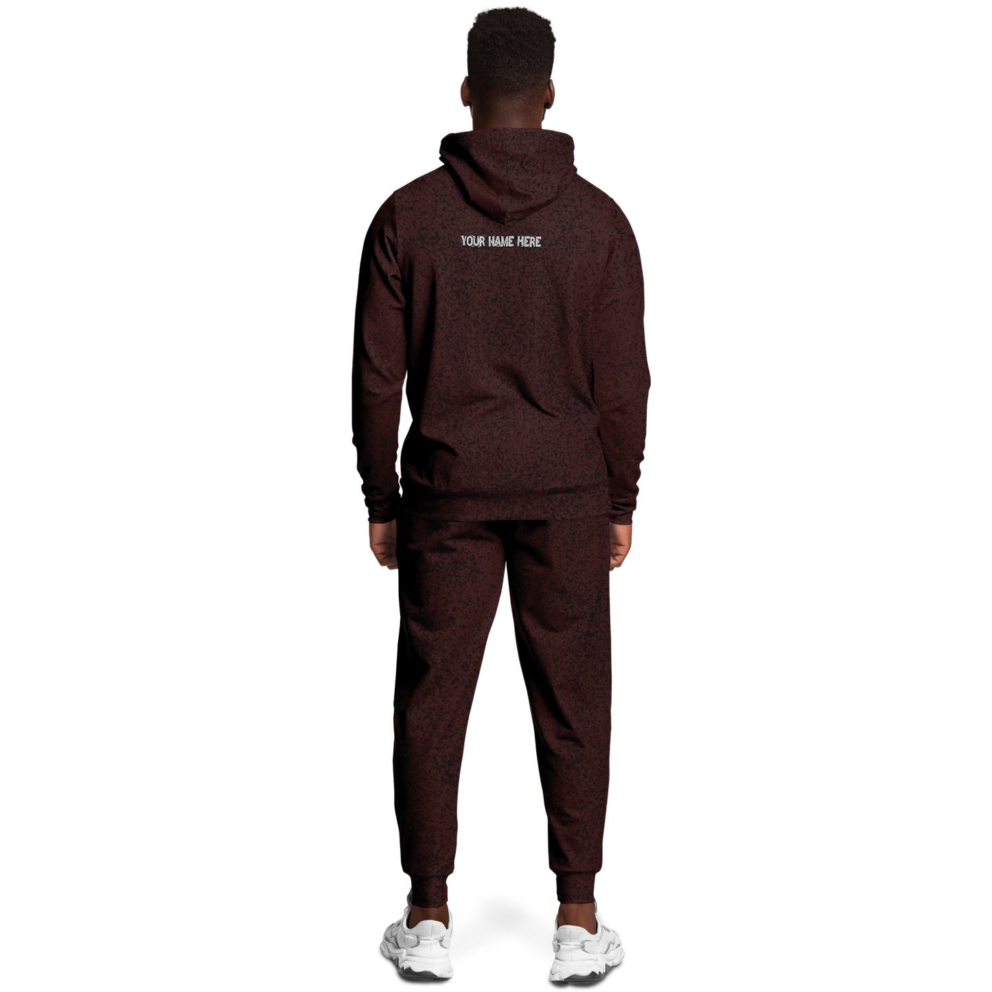 Jersey Born - Burgundy Dust Athletic Sweat Suit