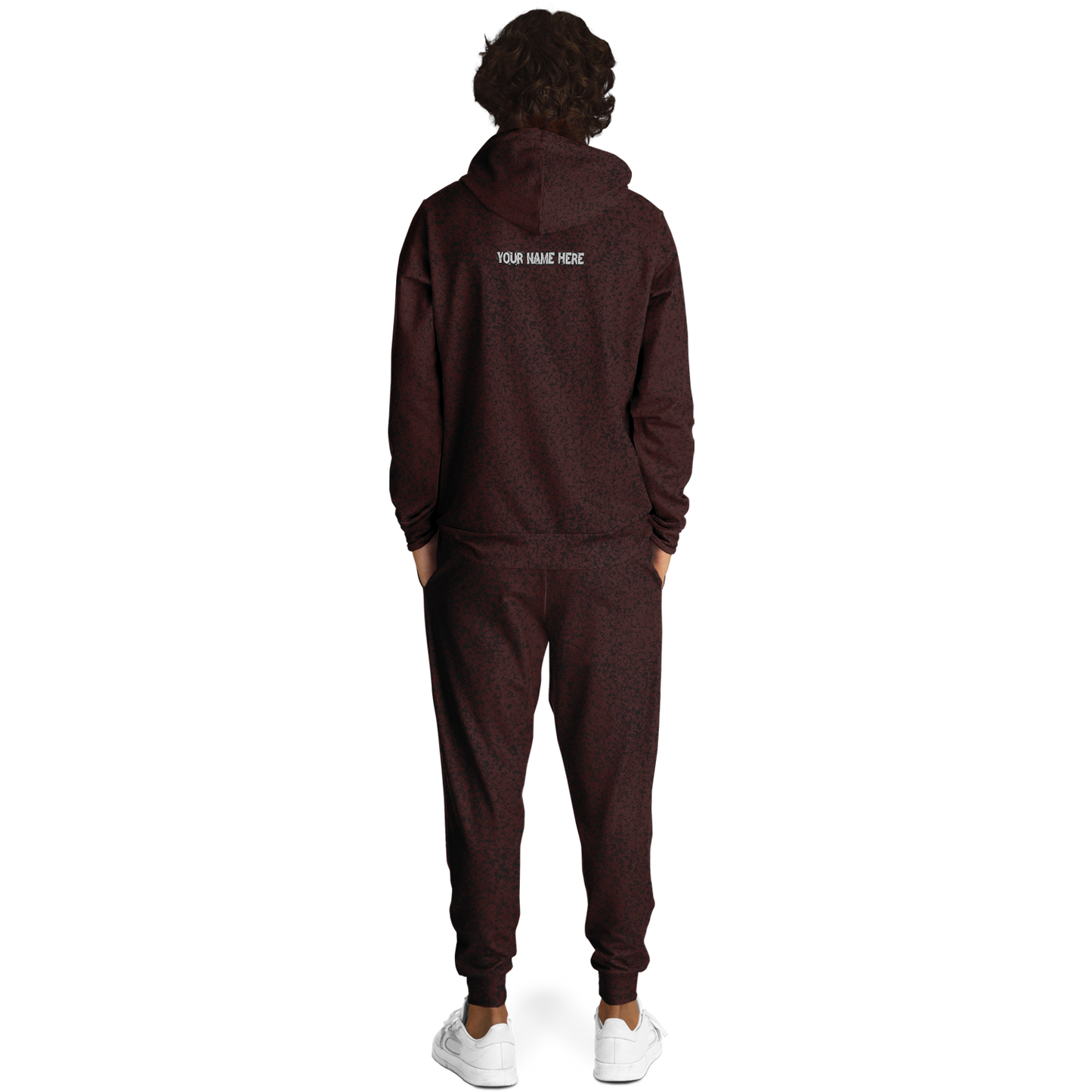 Jersey Born - Burgundy Dust Athletic Sweat Suit