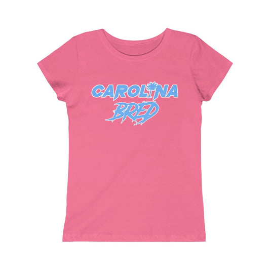 Carolina Bred Blue Scheme Girls Princess Tee