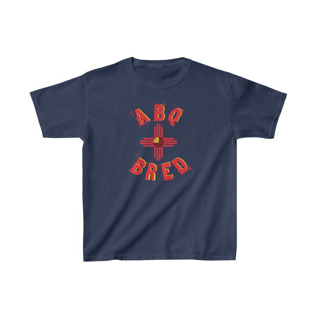 Albuquerque Bred - Gold Scheme Kids Heavy Cotton Tee
