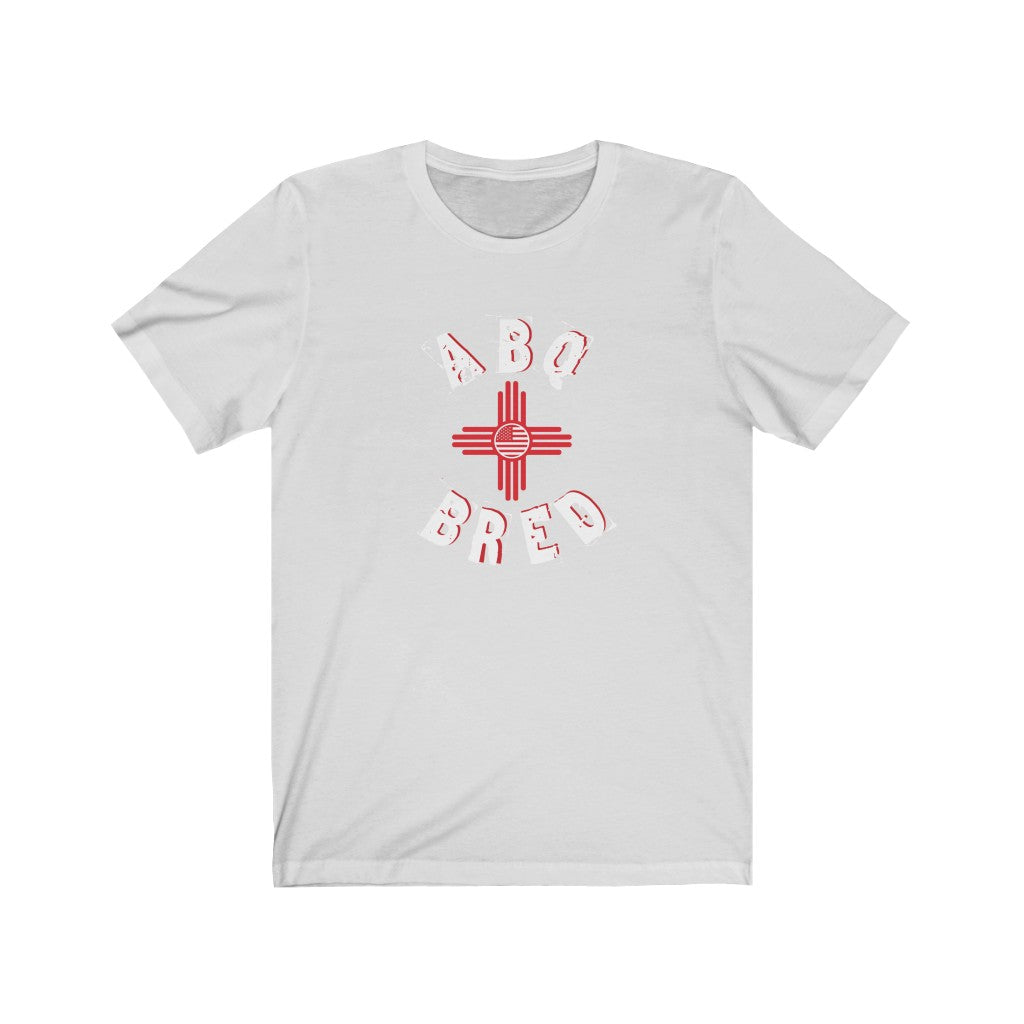 ABQ Bred - White/Red Unisex Tee