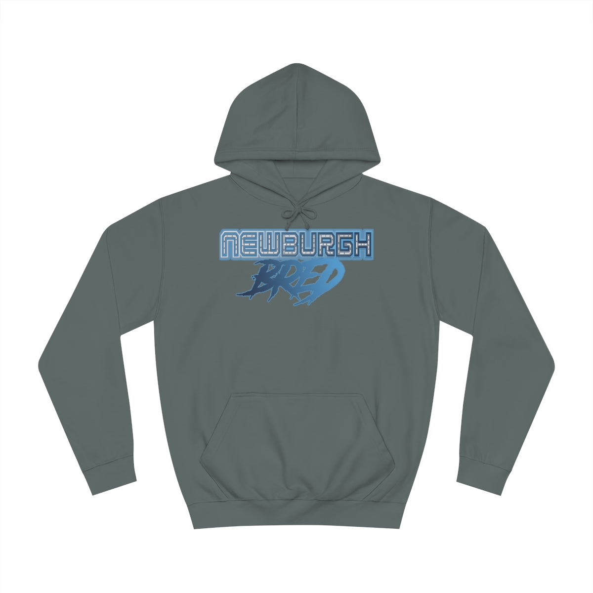Newburgh Bred Icey Blue Scheme Unisex Hoodie
