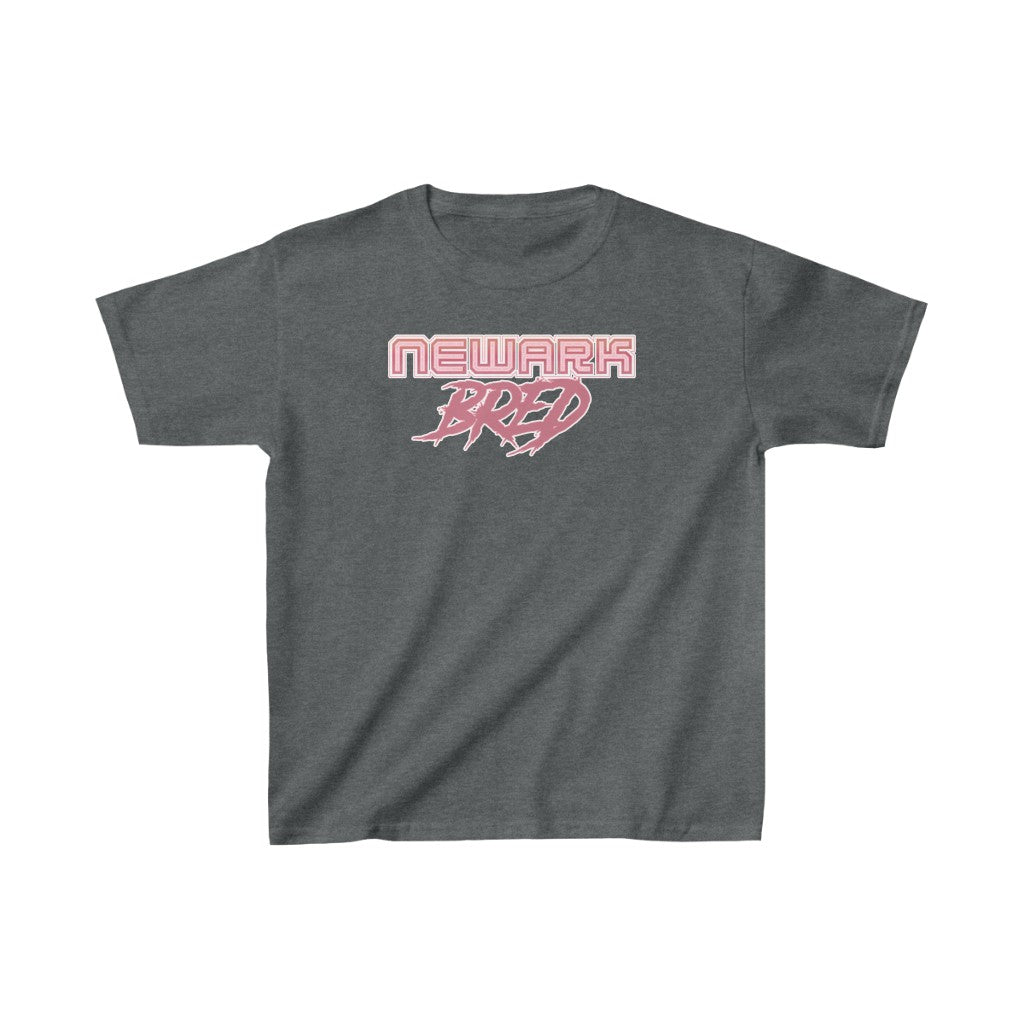 Newark Bred - Pink White Scheme Kids Heavy Cotton Tee