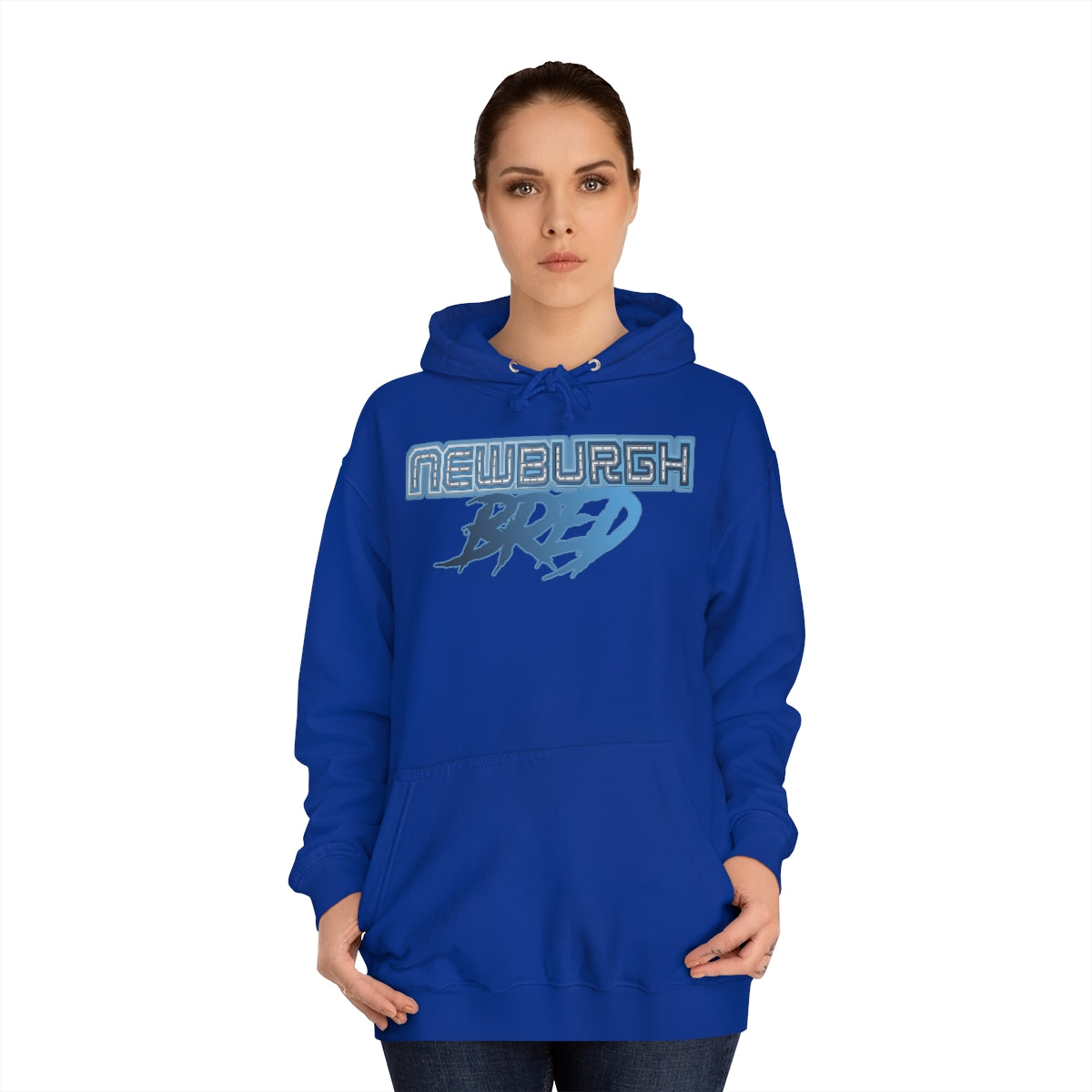 Newburgh Bred Icey Blue Scheme Unisex Hoodie
